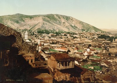 Vintage-Postkarte von Tiflis, 1890er Jahre von Russian Photographer